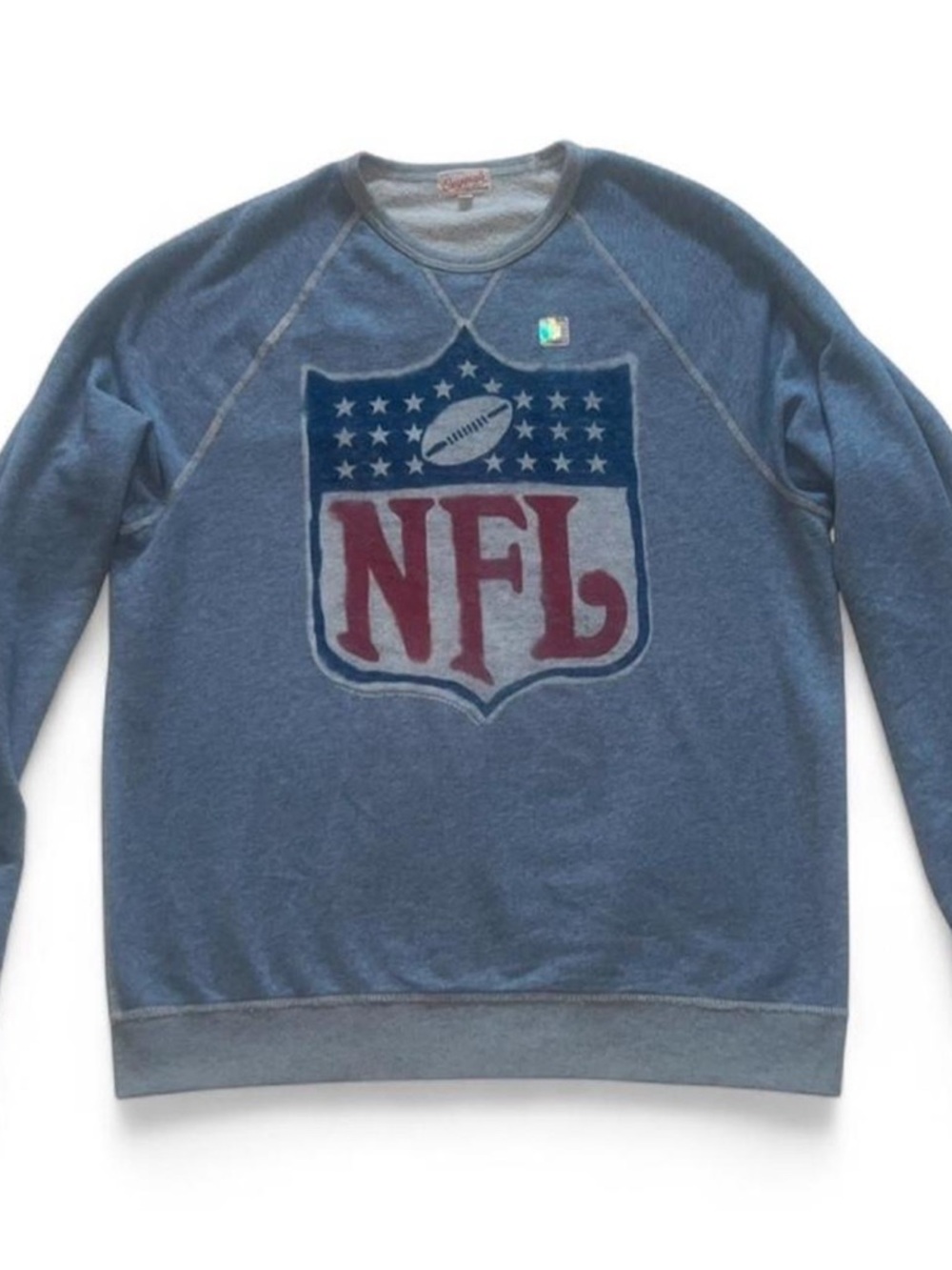 Junk Food NFL Crewneck Sweatshirt | Blue | XXL